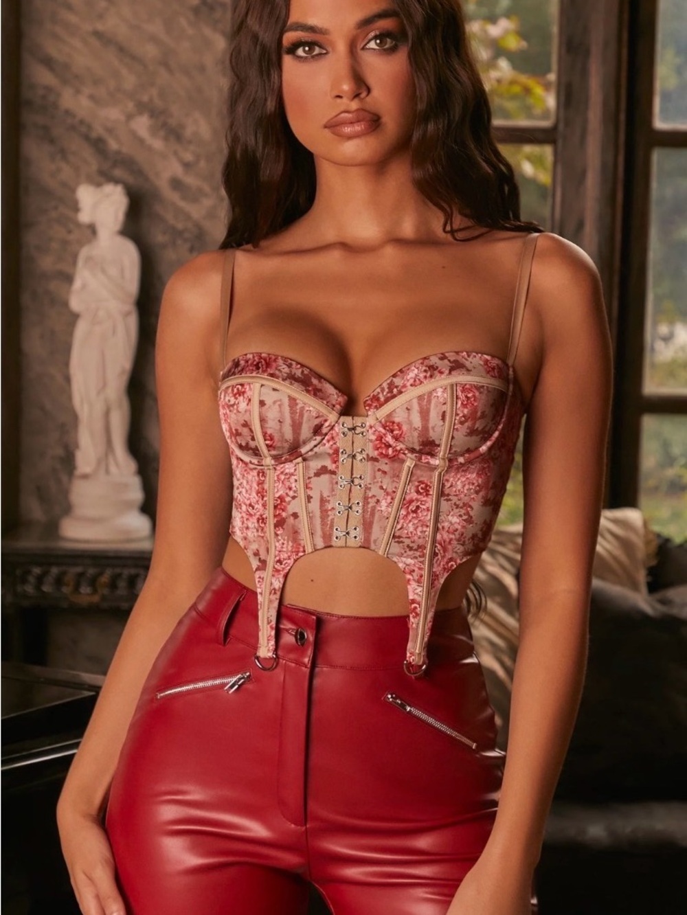 Oh Polly Corset Crop Top